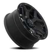 RTX Offroad Goliath 20x9 +0 6x139.7mm 106.1mm Satin Black Milled Rivets