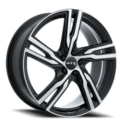 RTX OE Gothenburg 20x8 +45 5x108mm 63.4mm Gloss Black Machined