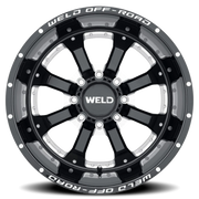 WELD Granada Eight 20x10 -18 8x170mm 125.1mm Gloss Black Milled