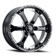WELD Granada Six 20x9 +0 6x135mm 87.1mm Gloss Black Milled