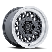 Black Rhino Graz 17x8.5 +25 6x139.7mm 106.1mm Gloss Gunmetal Machined Lip
