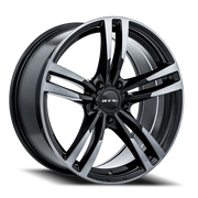RTX OE Graz 19x8.5 +35 5x120mm 72.6mm Black Machined Grey