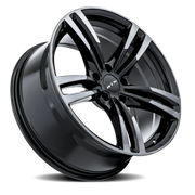 RTX OE Graz 19x8.5 +35 5x120mm 72.6mm Black Machined Grey