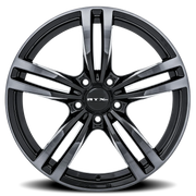 RTX OE Graz 19x8.5 +35 5x120mm 72.6mm Black Machined Grey