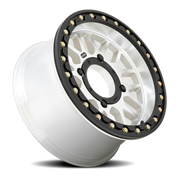 KMC Grenade Beadlock UTV 15x6 +38 4x156mm 132mm Machined Silver