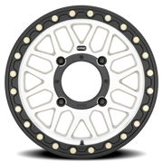 KMC Grenade Beadlock UTV 14x10 +0 4x156mm 132mm Machined Silver