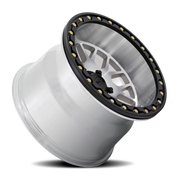 KMC Grenade Beadlock UTV 15x10 +0 5x114.3mm 72.56mm Machined Silver