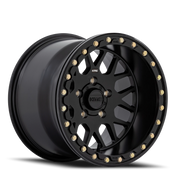 KMC Grenade Beadlock UTV 14x7 +38 4x137mm 112.1mm Satin Black