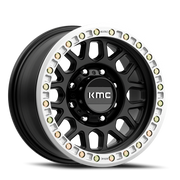 KMC Grenade Desert Beadlock 20x9 -12 8x165.1mm 125.1mm Satin Black