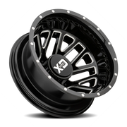 XD Series Grenade Dually 17x6.5 -155 8x210mm 154.3mm Gloss Black Milled