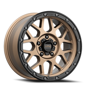 KMC Grenade Off-Road 18x8.5 +35 5x127mm 71.5mm Matte Bronze Matte Black Lip