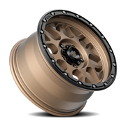 KMC Grenade Off-Road 18x8.5 +35 5x127mm 71.5mm Matte Bronze Matte Black Lip
