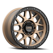 KMC Grenade Off-Road 20x9 +18 6x139.7mm 106.25mm Matte Bronze Matte Black Lip