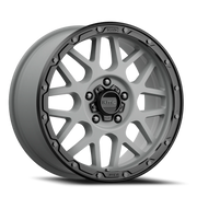 KMC Grenade Off-Road 17x9 -12 5x127mm 78.3mm Matte Gray Matte Black Lip