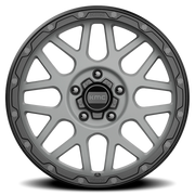 KMC Grenade Off-Road 20x9 +18 5x127mm 71.5mm Matte Gray Matte Black Lip