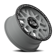 KMC Grenade Off-Road 17x9 -12 6x135mm 87.1mm Matte Gray Matte Black Lip