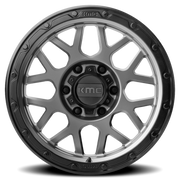 KMC Grenade Off-Road 16x8 -6 6x139.7mm 106.25mm Matte Gray Matte Black Lip