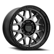 KMC Grenade Off-Road 17x9 +18 8x180mm 124.2mm Matte Gray Matte Black Lip