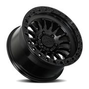 Lock Offroad Grit 17x8.5 +25 5x127mm 71.5mm Matte Black Gloss Black Ring