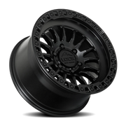 Lock Offroad Grit 17x8.5 +25 5x127mm 71.5mm Matte Black Matte Black Ring