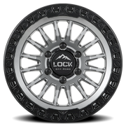 Lock Offroad Grit 17x9 -12 5x127mm 71.5mm Matte Grey Ma