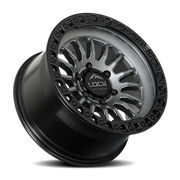 Lock Offroad Grit 17x9 +1 6x139.7mm 106.2mm Matte Grey Ma
