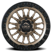 Lock Offroad Grit 17x9 -12 6x139.7mm 106.2mm Matte Bronze Ma