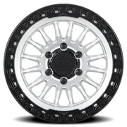 Lock Offroad Grit 17x9 -12 5x127mm 71.5mm Matte Silver Ma