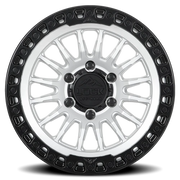 Lock Offroad Grit 17x9 -12 6x139.7mm 106.2mm Matte Silver Ma