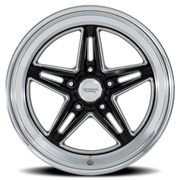 American Racing Groove 20x8.5 +6 5x120.65mm 72.6mm Gloss Black Diamond Cut Lip