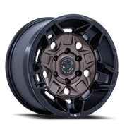 Black Rhino Guard 17x8.5 +0 5x127mm 71.5mm Burnt Bronze Matte Black Lip