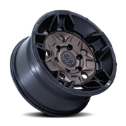 Black Rhino Guard 17x8.5 +0 5x127mm 71.5mm Burnt Bronze Matte Black Lip