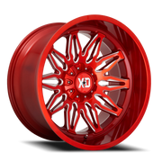 XD Series Gunner 20x10 -18 5x127mm 78.1mm Candy Red Milled