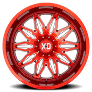 XD Series Gunner 20x10 -18 5x127mm 78.1mm Candy Red Milled