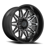 XD Series Gunner 22x10 -18 5x127mm 78.1mm Gloss Black Machined-Gray Tint