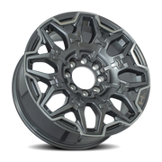 OE Wheels HM02 22x9.5 +33 8x165.1mm 116.7mm Gloss Gunmetal Machined