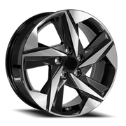 OE Wheels HY12 17x7 +45 5x114.3mm 67.1mm Gloss Black