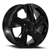 OE Wheels HY12 17x7 +49 5x114.3mm 67.1mm Gloss Black