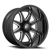 Fuel Hammer 22x12 -44 8x180mm 124.3mm Gloss Black Milled