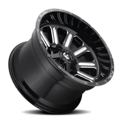 Fuel Hardline 17x9 -12 6x135mm 106.1mm Gloss Black Milled