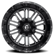 Fuel Hardline 20x10 -18 5x114.3mm 78.1mm Gloss Black Milled