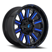 Fuel Hardline 20x9 +20 5x139.7mm 110.3mm Gloss Black Candy Blue