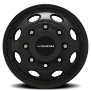 Vision 181 16x6 +115 8x165.1mm 125.2mm Matte Black