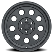 Level 8 Hauler 15x6 +0 6x139.7mm 108.1mm Matte Black