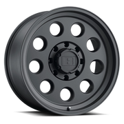 Level 8 Hauler 16x6 +0 8x165.1mm 122.1mm Matte Black