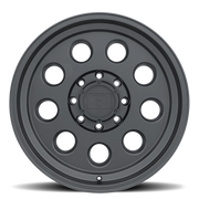 Level 8 Hauler 16x6 +0 8x165.1mm 122.1mm Matte Black