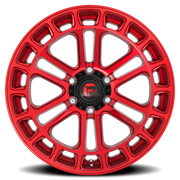 Fuel Heater 20x10 -18 6x135mm 87.1mm Machined Candy Red
