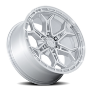 Fuel Heathen 20x9 +1 6x135mm 87.1mm Gloss Silver Machined Face