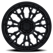 Fuel Hive 22x9.5 +20 6x139.7mm 106.1mm Matte Black Gloss Black Lip
