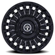 DUB Honcho 24x9 +15 5x115mm 74.1mm Gloss Black Milled